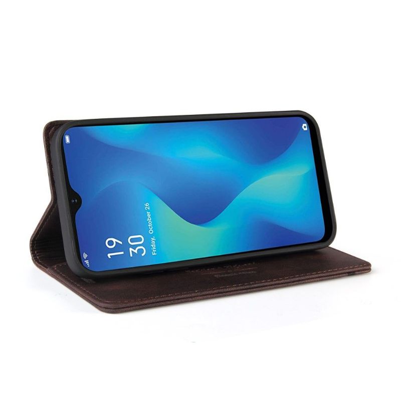 Flipové Pouzdro Na Samsung Galaxy A22 5G Gq.utrobe Faux Leather Retro