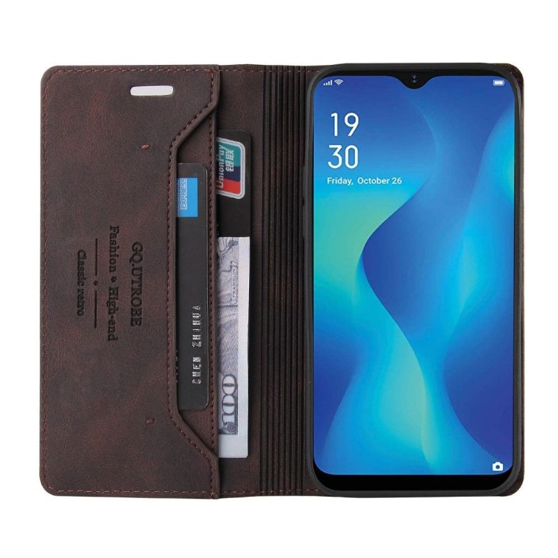 Flipové Pouzdro Na Samsung Galaxy A22 5G Gq.utrobe Faux Leather Retro