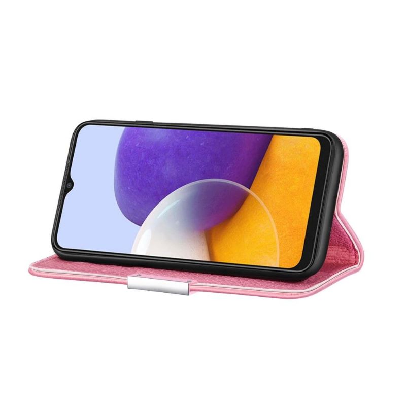 Flipové Pouzdro Na Samsung Galaxy A22 5G Kožené Pouzdro Flip Z Umělé Kůže