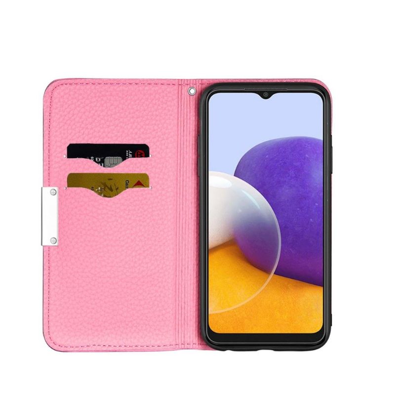 Flipové Pouzdro Na Samsung Galaxy A22 5G Kožené Pouzdro Flip Z Umělé Kůže