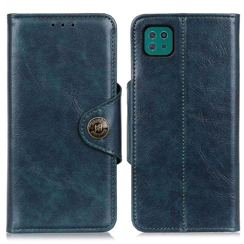 Kožené Pouzdro Na Samsung Galaxy A22 5G Khazneh Design Essential