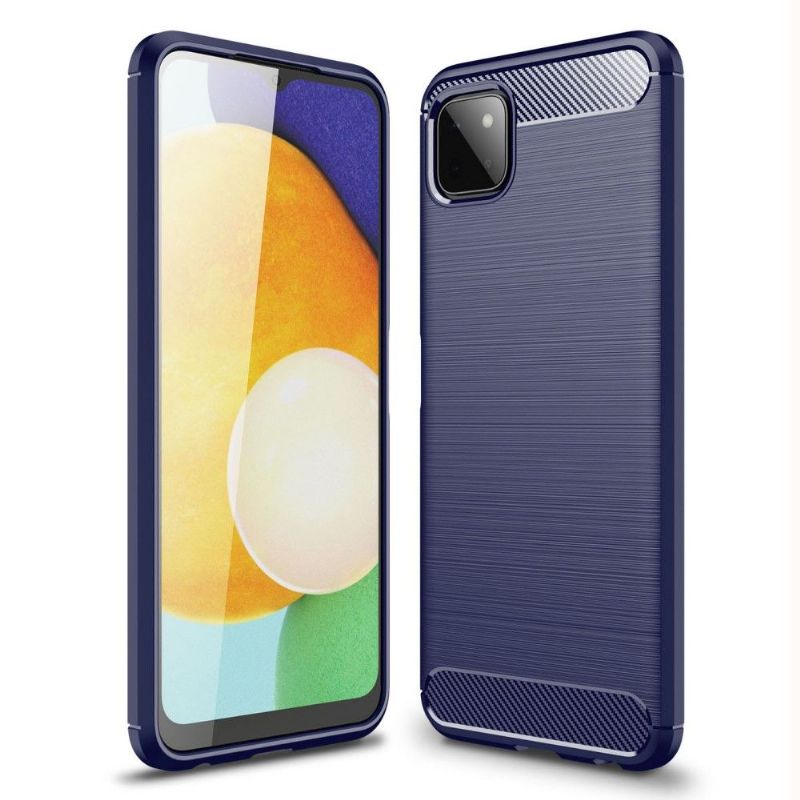 Kryt Na Samsung Galaxy A22 5G Flexibilní Kartáčovaný Efekt