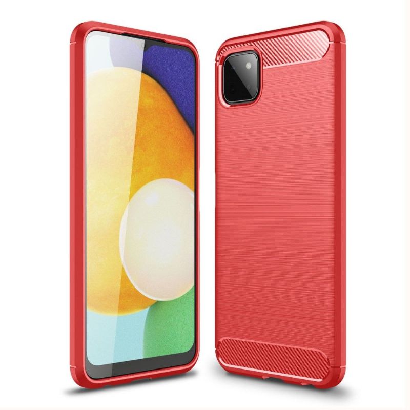 Kryt Na Samsung Galaxy A22 5G Flexibilní Kartáčovaný Efekt
