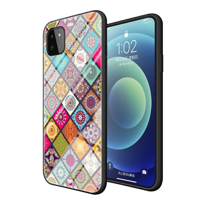 Kryt Na Samsung Galaxy A22 5G Mandalový Kaleidoskop Se Stojanem