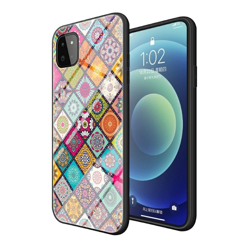 Kryt Na Samsung Galaxy A22 5G Mandalový Kaleidoskop Se Stojanem