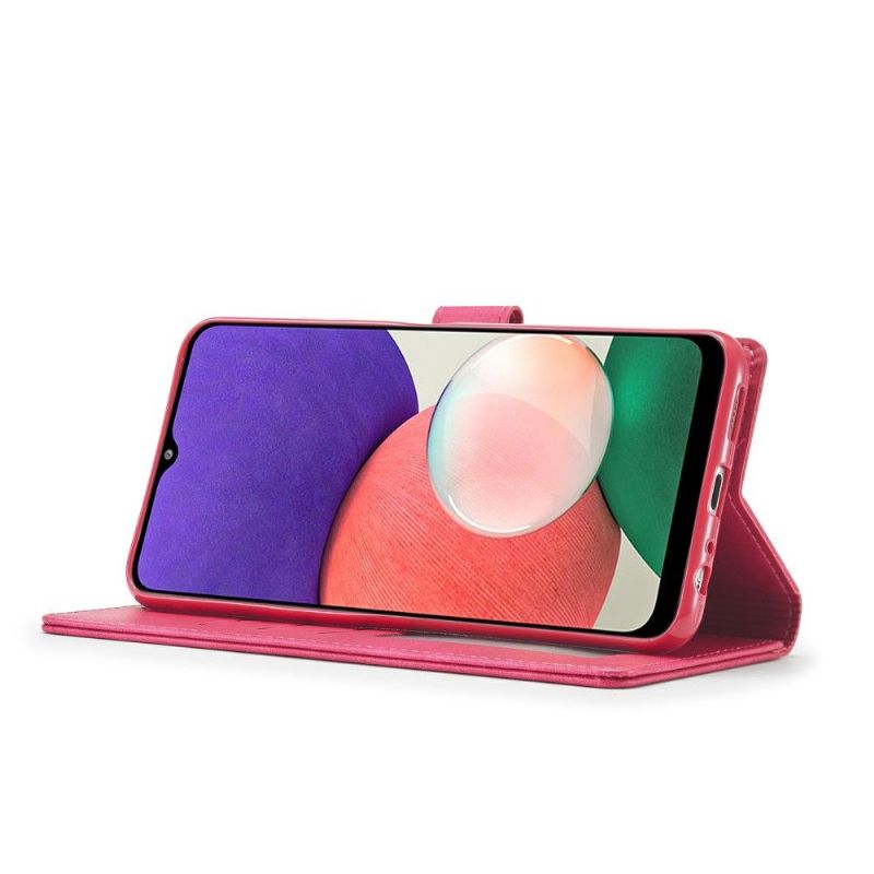 Pouzdra Na Samsung Galaxy A22 5G Flipové Pouzdro Kožený Efekt Lc.imeeke