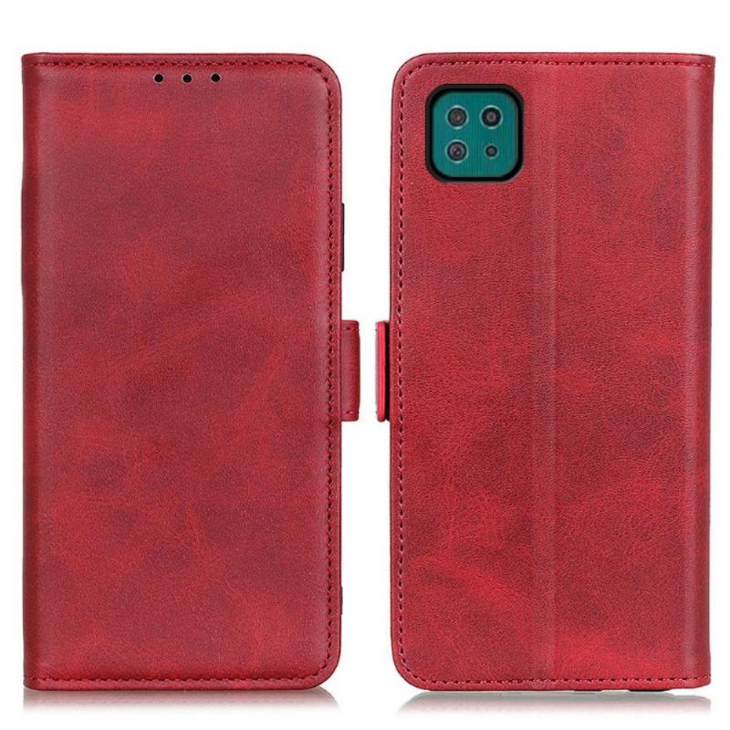 Pouzdra Na Samsung Galaxy A22 5G Peněženkové Pouzdro Matná Umělá Kůže