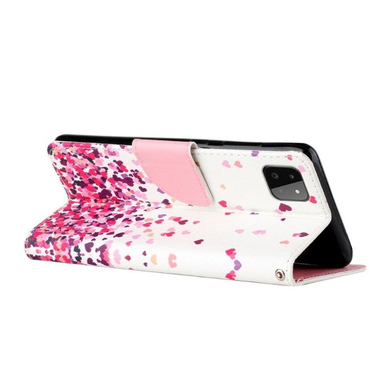 Pouzdra Na Samsung Galaxy A22 5G Vzory Srdce