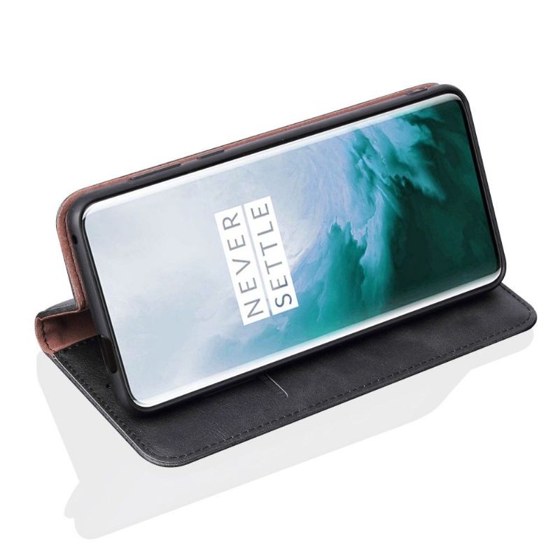 Flipové Pouzdro Na OnePlus 7T Držák Karet Z Nebeské Umělé Kůže