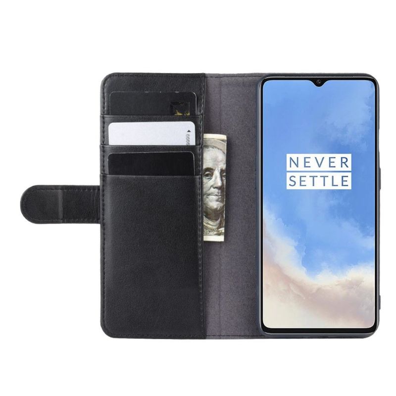 Flipové Pouzdro Na OnePlus 7T Prémiová Kůže