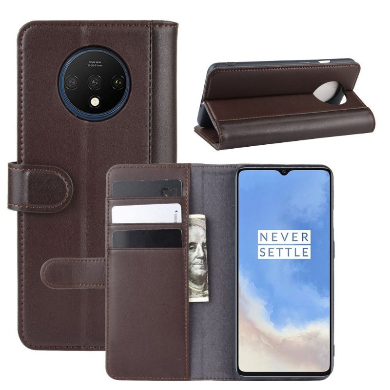 Flipové Pouzdro Na OnePlus 7T Prémiová Kůže