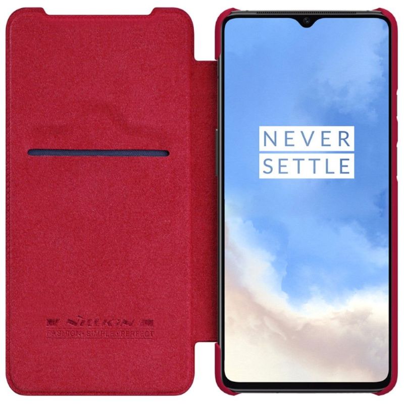Kožené Pouzdro Na OnePlus 7T Umělá Kůže Nillkin Qin