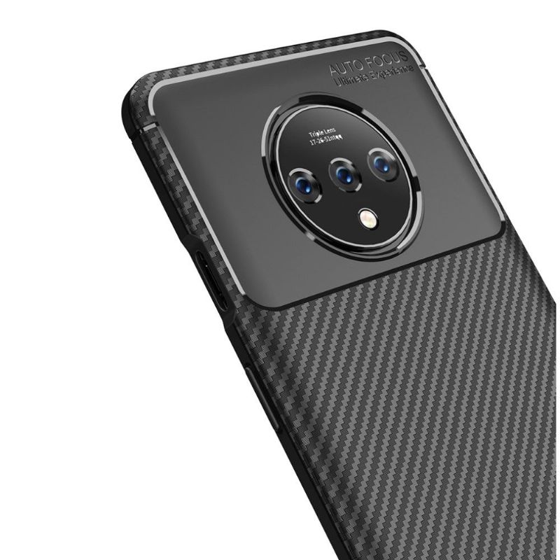 Kryt Na OnePlus 7T Gel Ve Stylu Uhlíkových Vláken