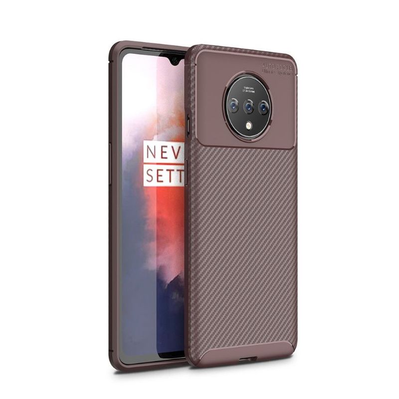 Kryt Na OnePlus 7T Gel Ve Stylu Uhlíkových Vláken