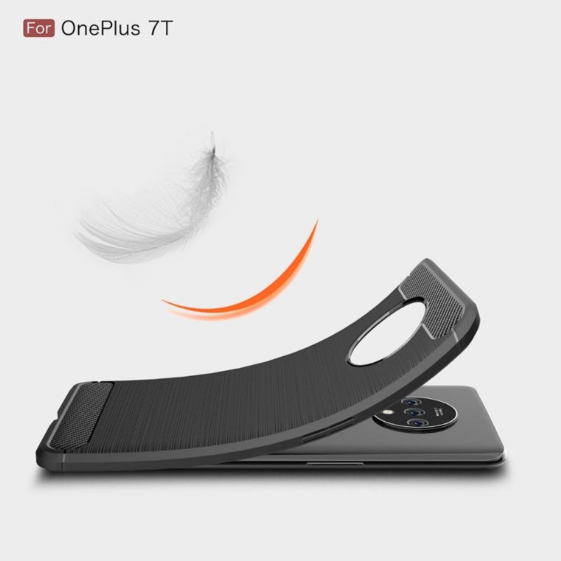 Kryt Na OnePlus 7T Kartáčovaný Gel