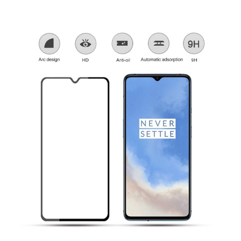 Oneplus 7T - Balení 2 Fólií Z Tvrzeného Skla V Plné Velikosti