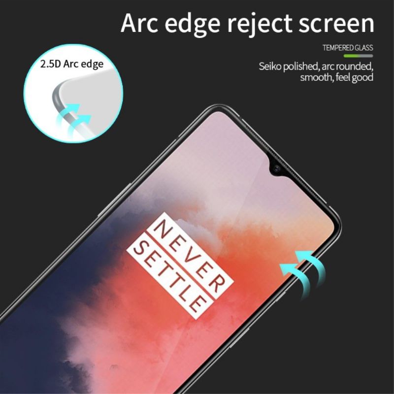 Oneplus 7T - Ochranné Tvrzené Sklo V Plné Velikosti