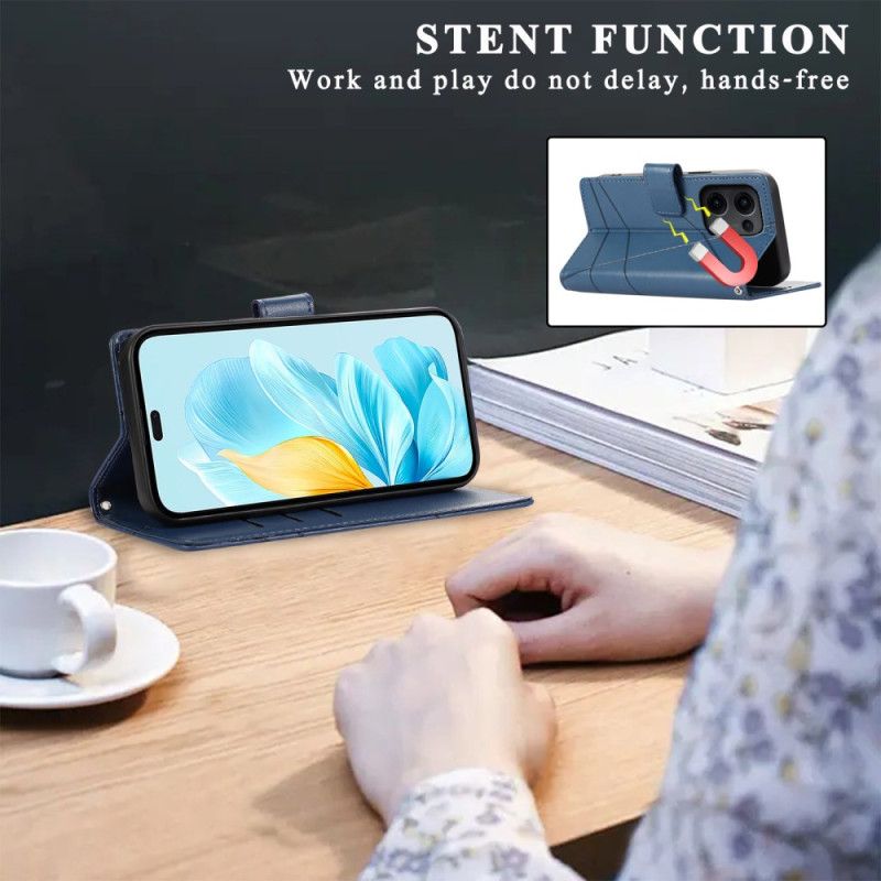 Kožený Kryt Na Oppo Reno 13 5g Čáry