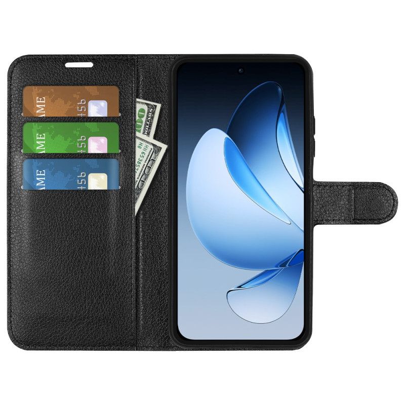 Kožený Kryt Oppo Reno 13 5g Klasická Umělá Kůže S Liči