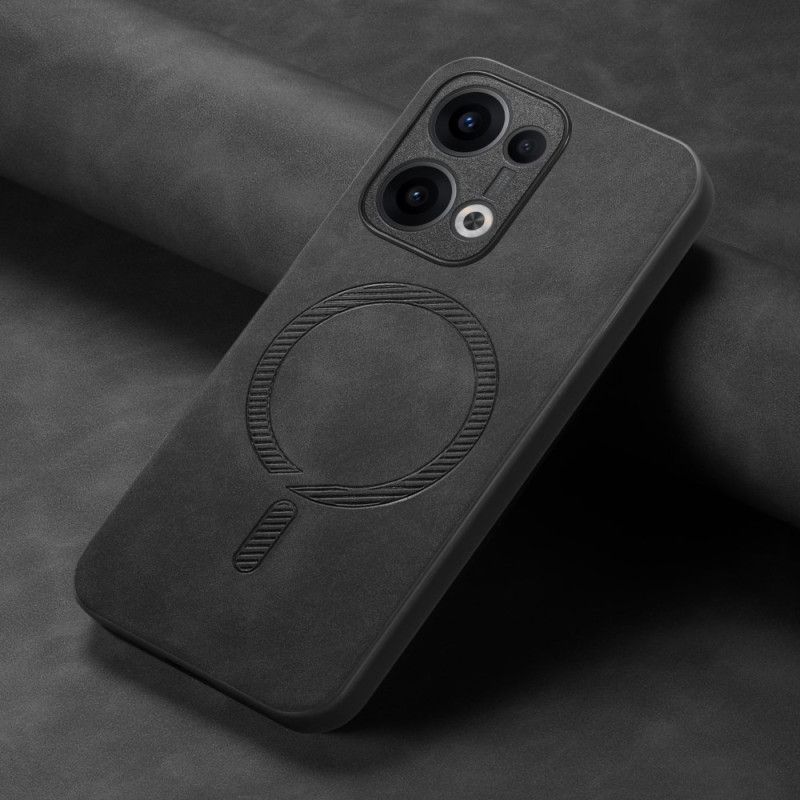 Kryt Oppo Reno 13 5g Kompatibilní S Magsafe Kožený Efekt