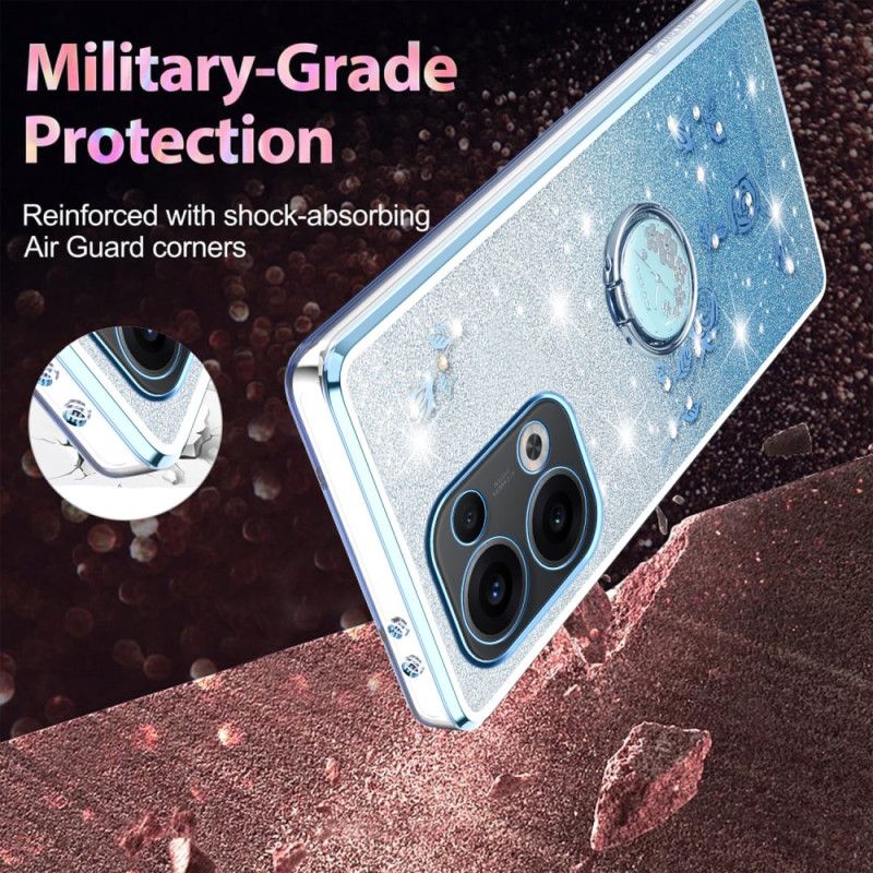 Kryt Oppo Reno 13 5g Kryty Na Mobil Držák Na Prsten S Kamínky