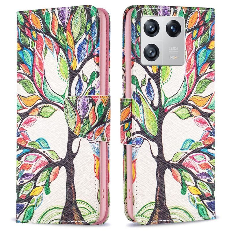 Flipové Pouzdro Na Xiaomi 13 Akvarel Strom