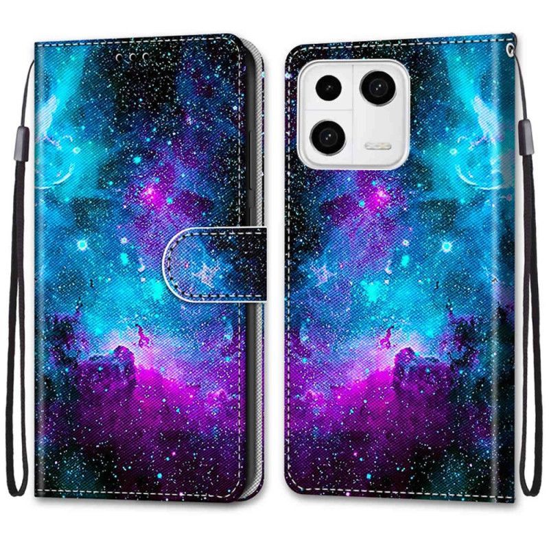 Flipové Pouzdro Na Xiaomi 13 Kosmické Nebe