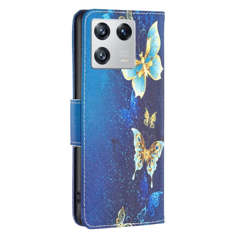 Flipové Pouzdro Na Xiaomi 13 Motýli