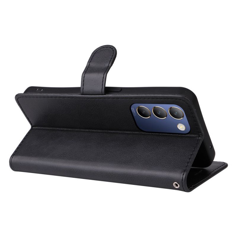 Kožený Kryt Vivo V40 Se 5g Jednoduchá Umělá Kůže