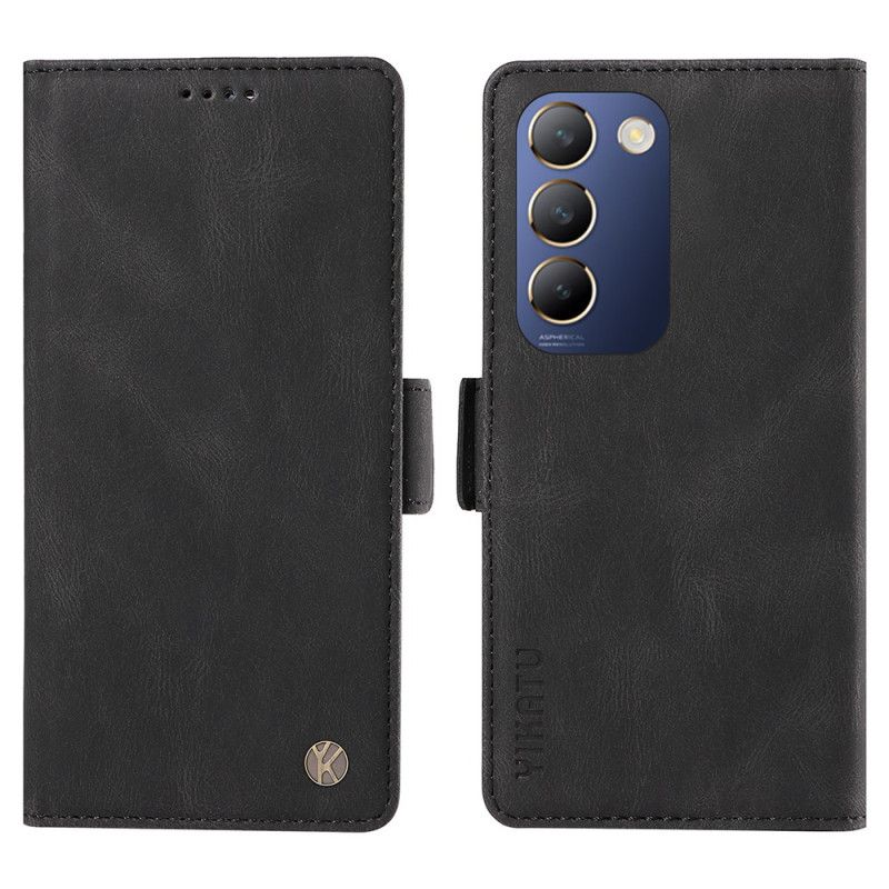 Kožený Kryt Vivo V40 Se 5g Yikatu Semiš Efekt