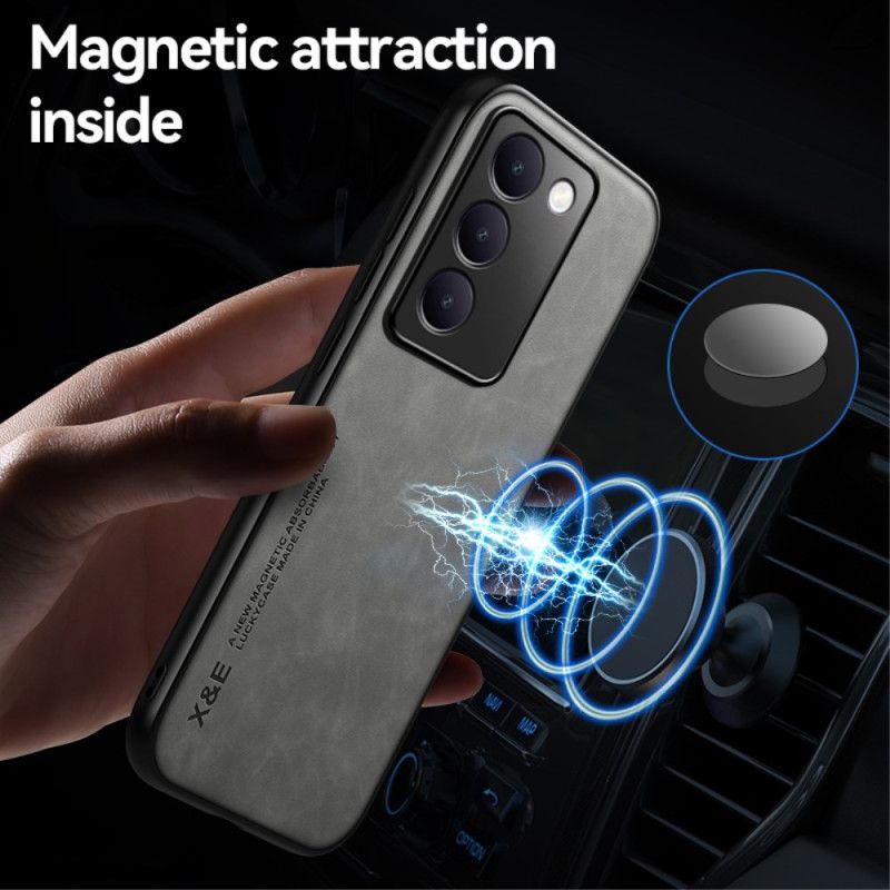 Kryt Vivo V40 Se 5g Kryty Na Mobil Kožený Efekt