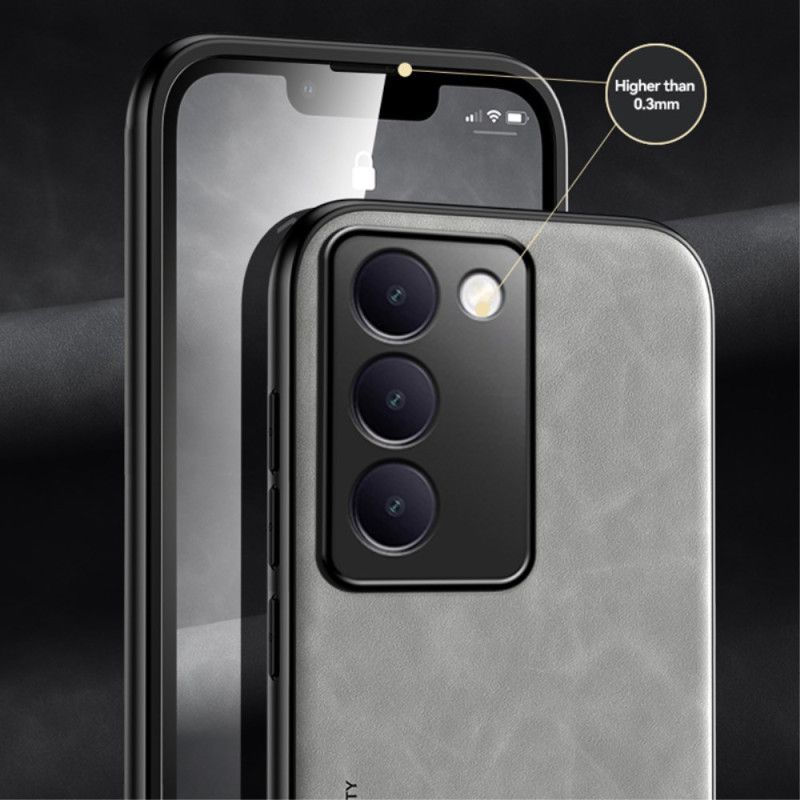 Kryt Vivo V40 Se 5g Kryty Na Mobil Kožený Efekt