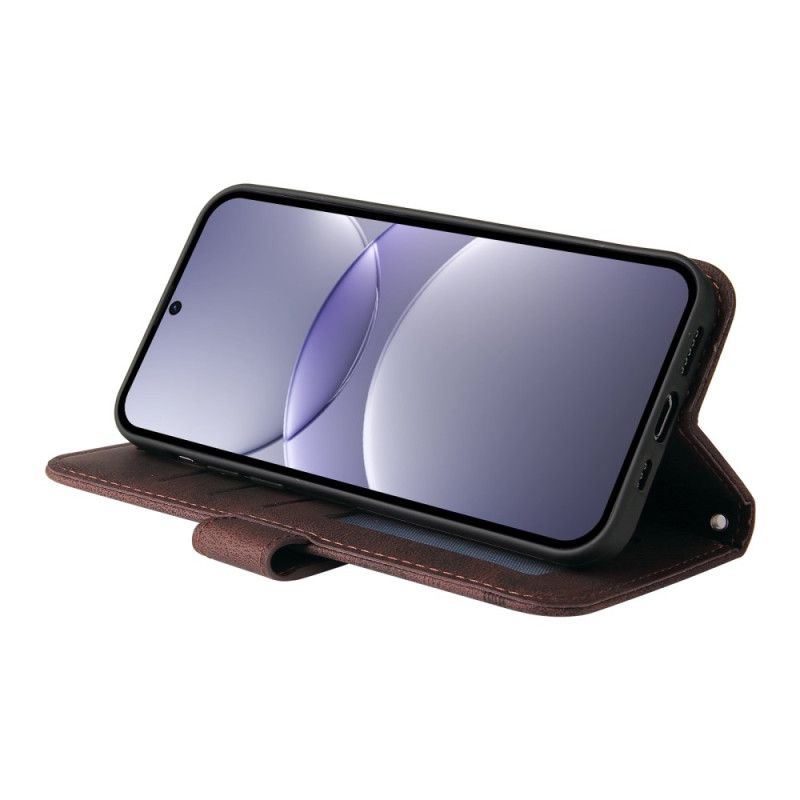 Kožený Kryt Na Huawei Nova 13 Vintage Nýt A Řemínek