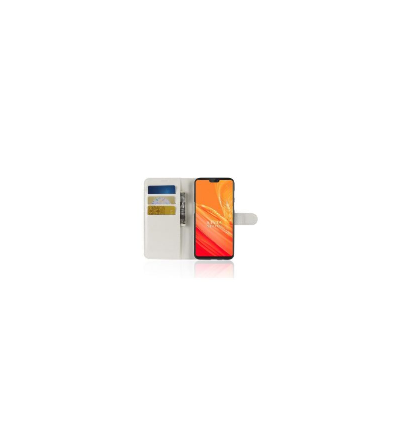 Flipové Pouzdro Na OnePlus 6 Peněženkové Pouzdro Stylová Kožená Peněženka