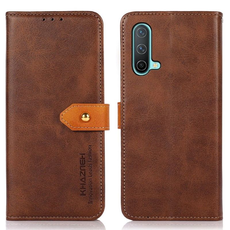 Flipové Pouzdro Na OnePlus Nord CE 5G Khazneh Faux Leather Bicolor