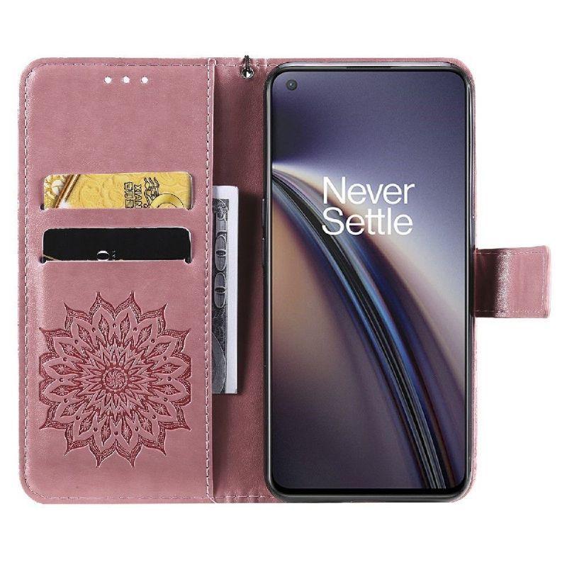 Flipové Pouzdro Na OnePlus Nord CE 5G Na Lana Slunečnice