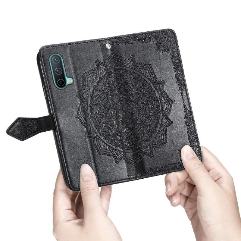 Flipové Pouzdro Na OnePlus Nord CE 5G Mandala Reliéf Z Umělé Kůže