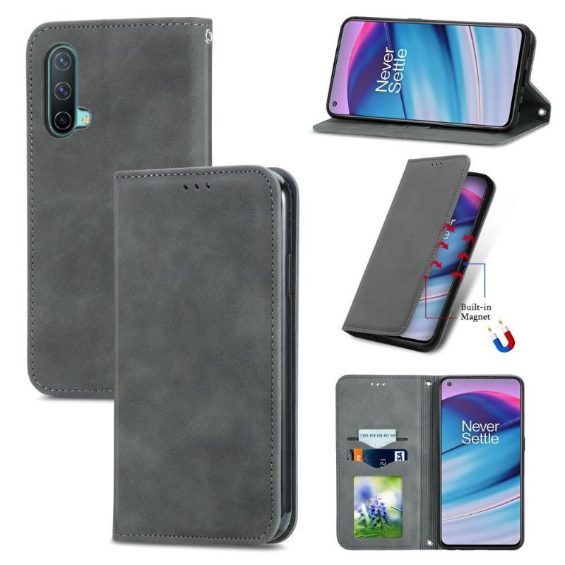 Flipové Pouzdro Na OnePlus Nord CE 5G Obchodní Retro