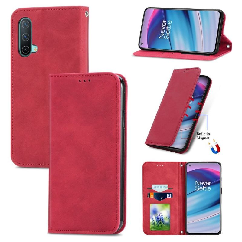 Flipové Pouzdro Na OnePlus Nord CE 5G Obchodní Retro