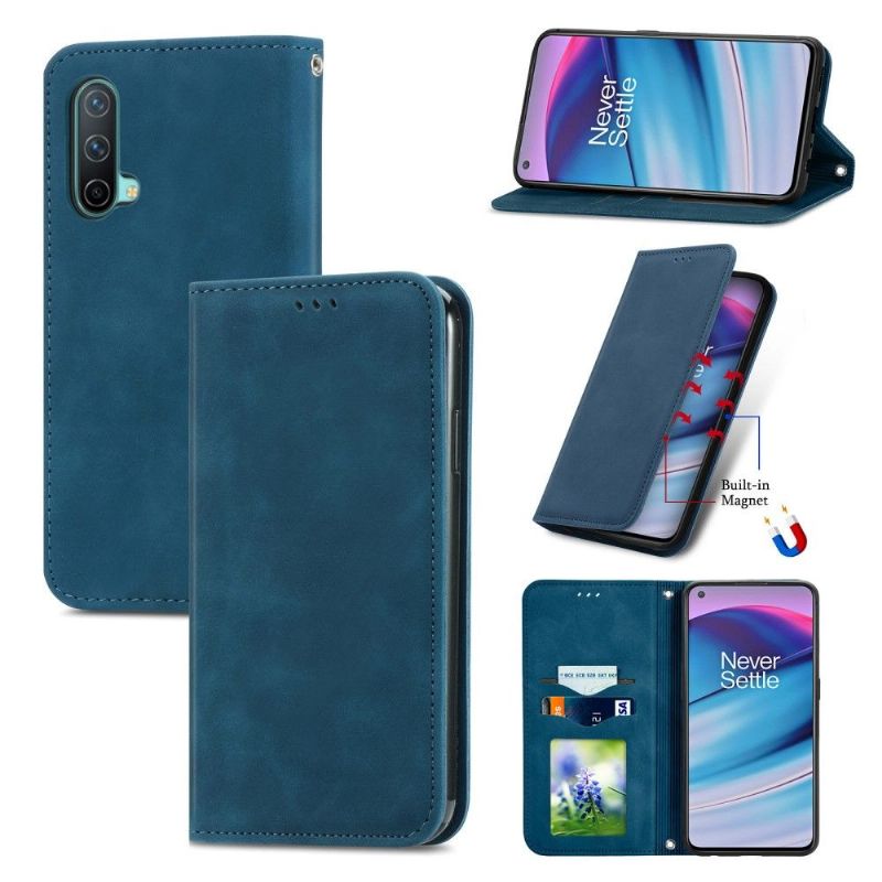 Flipové Pouzdro Na OnePlus Nord CE 5G Obchodní Retro