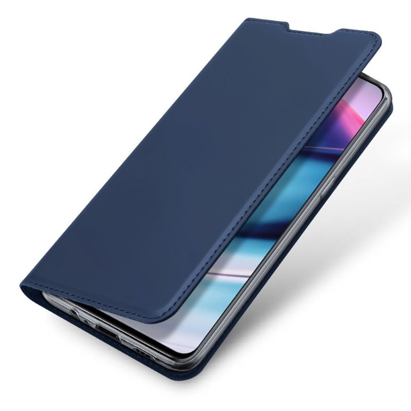 Kožené Pouzdro Folio Na OnePlus Nord CE 5G Obchodní Saténový Efekt