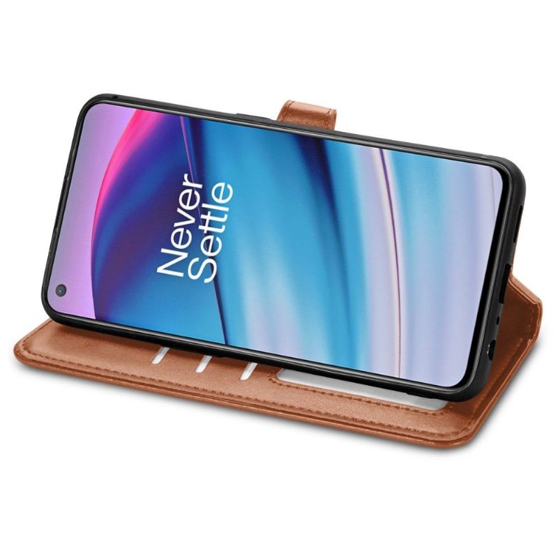 Kožené Pouzdro Na OnePlus Nord CE 5G Držák Karty Indila Z Umělé Kůže