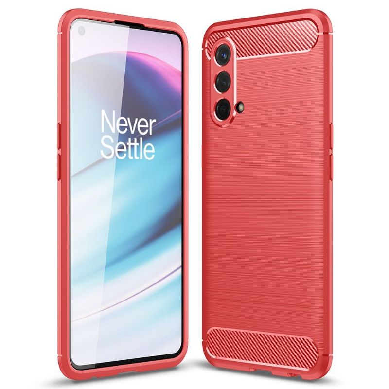 Kryt Na OnePlus Nord CE 5G Flexibilní Kartáčovaný Efekt