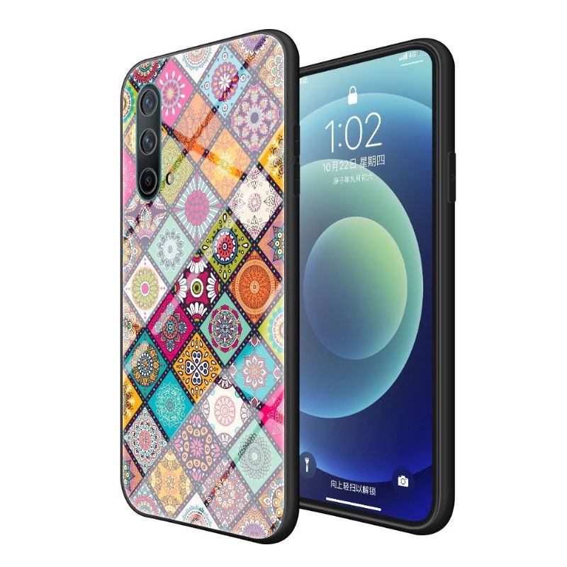 Kryt Na OnePlus Nord CE 5G Mandalový Kaleidoskop Se Stojanem