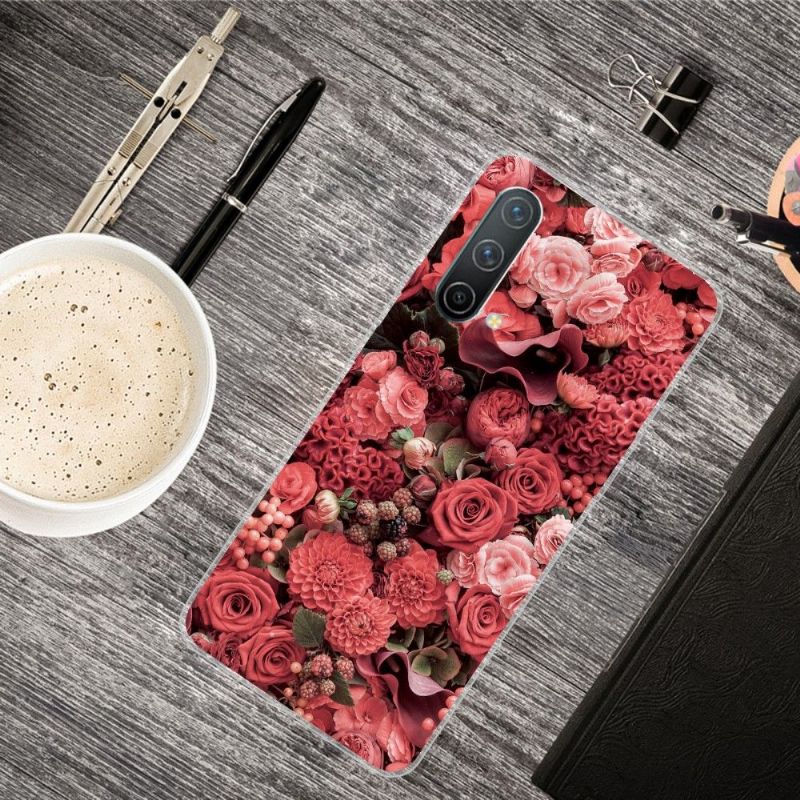 Kryty Na Mobil Na OnePlus Nord CE 5G Červený Květ