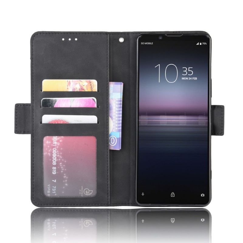 Flipové Pouzdro Na Sony Xperia 5 II Premium S Držitelem Karty