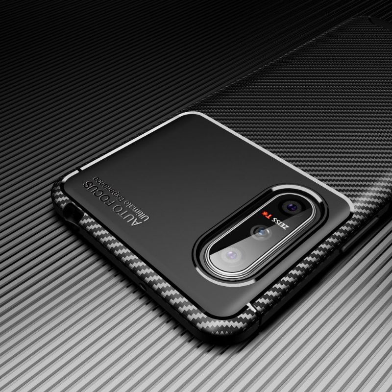 Kryt Na Sony Xperia 5 II Efekt Uhlíkových Vláken