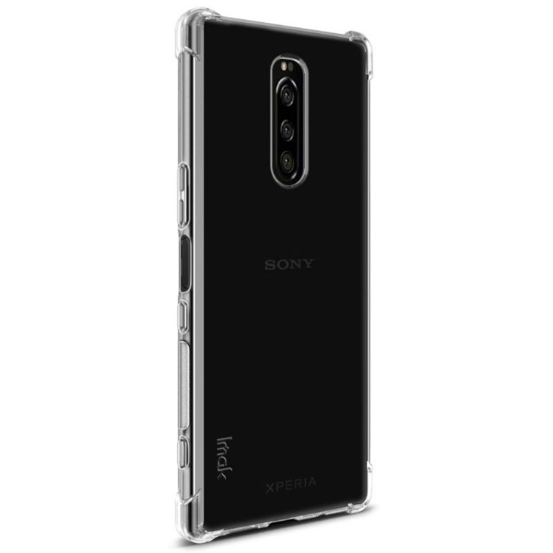 Kryt Na Sony Xperia 1 Transparentní + Ochranná Fólie
