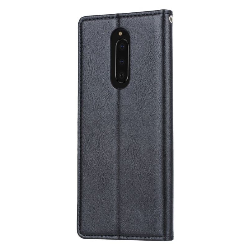 Pouzdra Na Sony Xperia 1 Kožené Pouzdro Na Karty