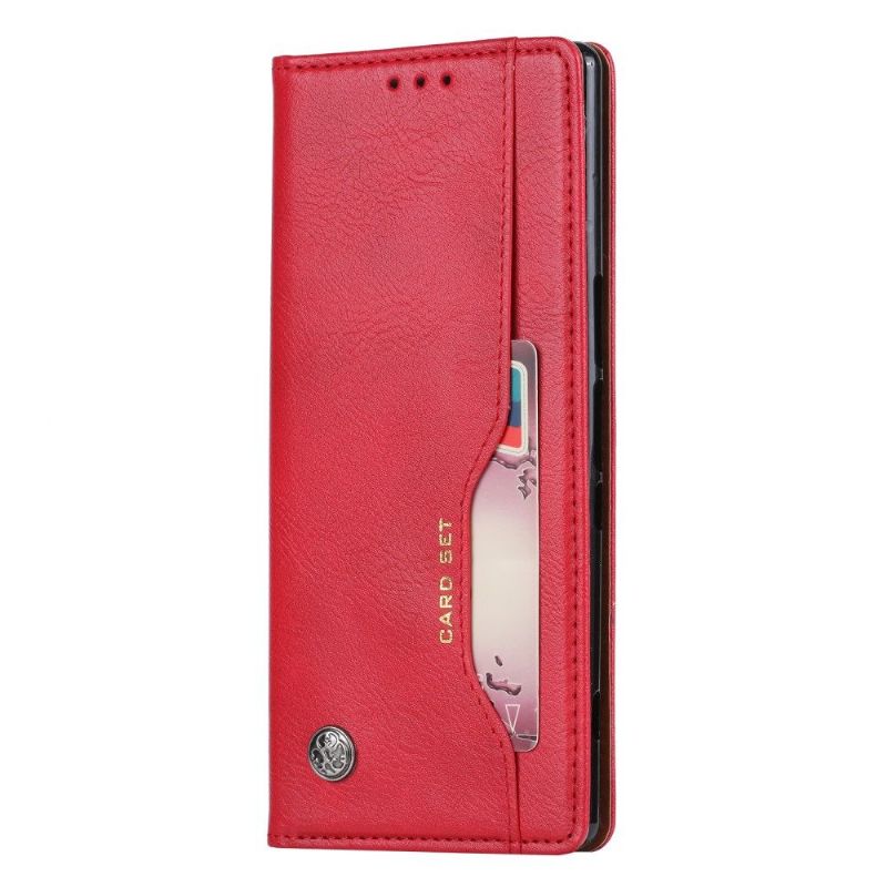 Pouzdra Na Sony Xperia 1 Kožené Pouzdro Na Karty